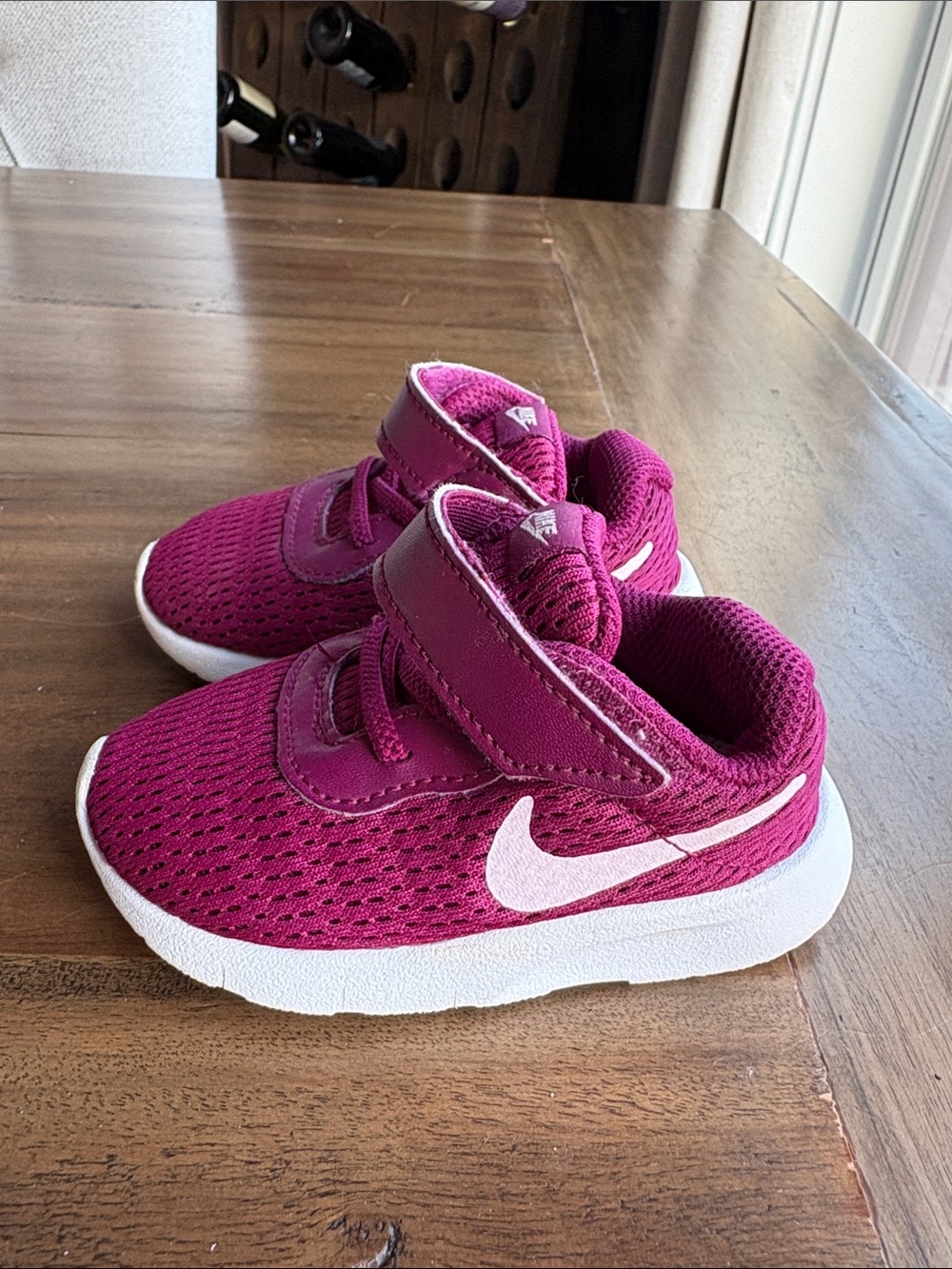 Nike Tanjun Toddler Magenta Sneakers